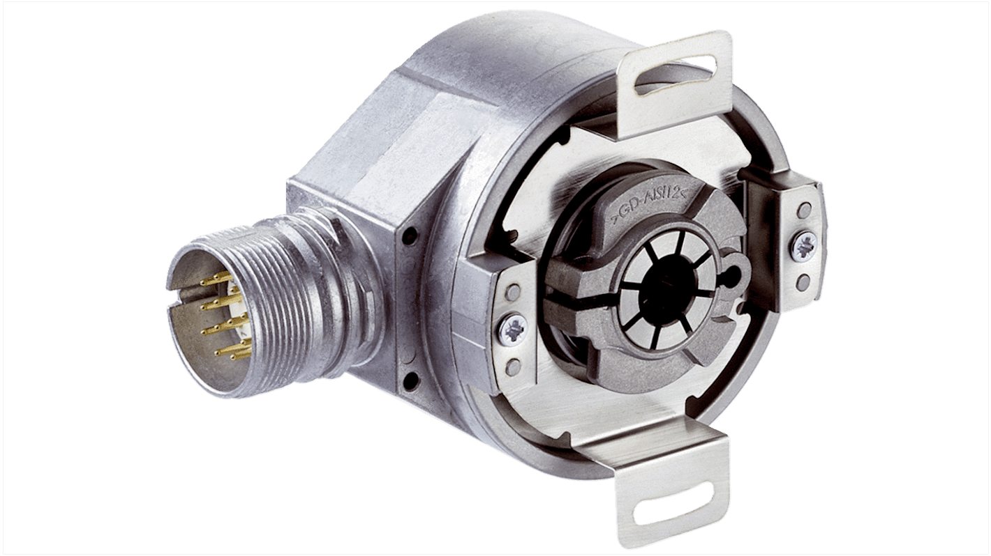 Encoder incremental Sick serie DFS60, 65536ppr impulsos/rev, 6000rpm máx., salida TTL/HTL, con Conector macho, 32 V,