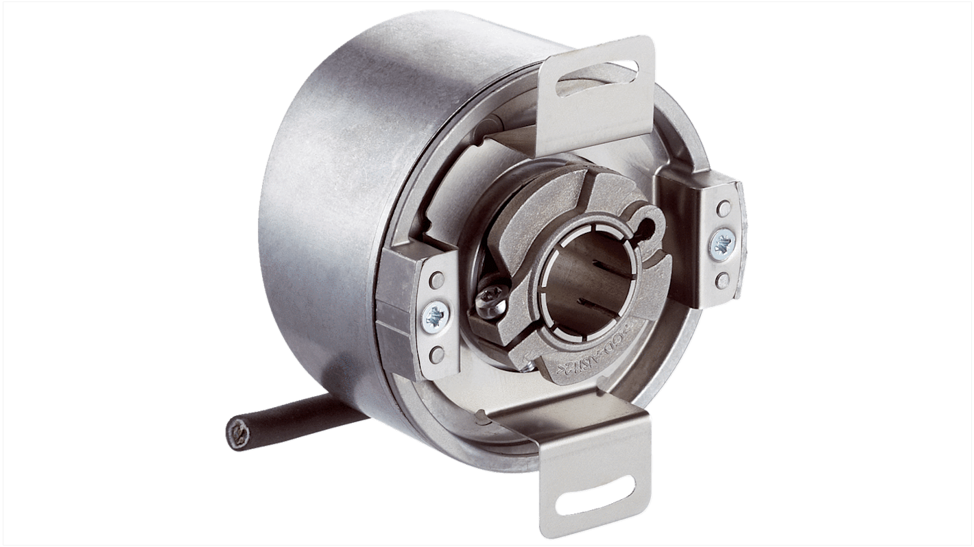 SICK DFS60 Series Incremental Incremental Encoder, 500ppr ppr, HTL/Push Pull Signal, Through Hollow Type, 12mm Shaft