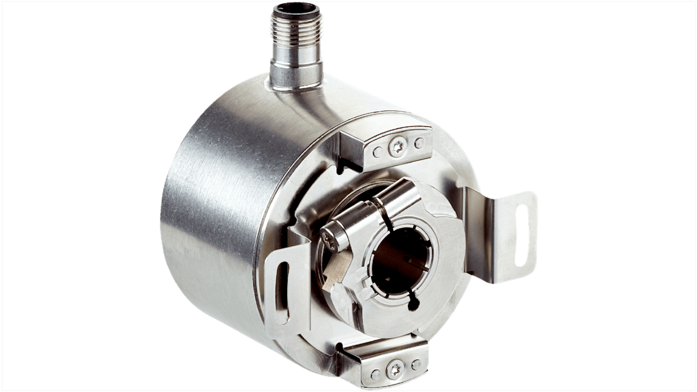SICK DFS60 Inox Series Incremental Incremental Encoder, 1024ppr ppr, HTL Signal, Blind Hollow Type, 15mm Shaft