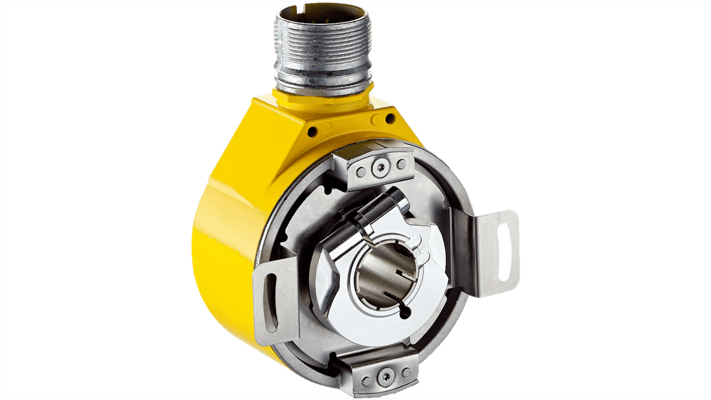 SICK DFS60 Series Safety Encoder Encoder, 1024ppr ppr, Sin/Cos Signal, Through Hollow Type, 15mm Shaft
