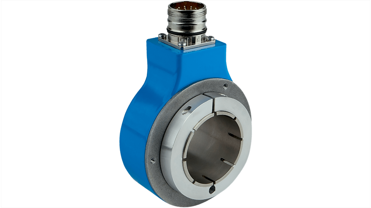 SICK DGS80 Series Incremental Incremental Encoder, 1024ppr ppr, HTL/Push Pull Signal, Through Hollow Type, 42mm Shaft