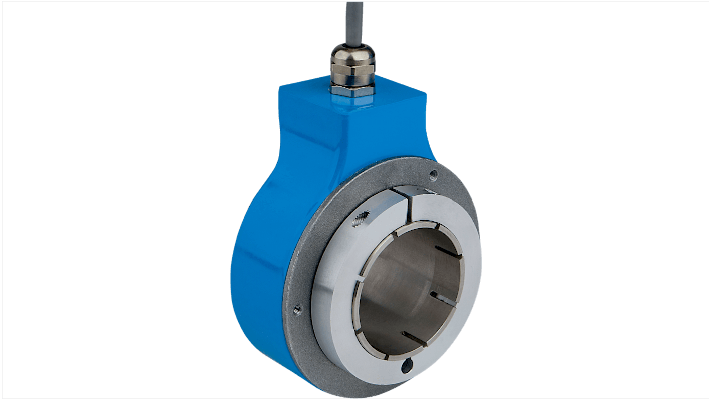 SICK DGS80 Series Incremental Incremental Encoder, 8192ppr ppr, HTL/Push Pull Signal, Through Hollow Type, 42mm Shaft