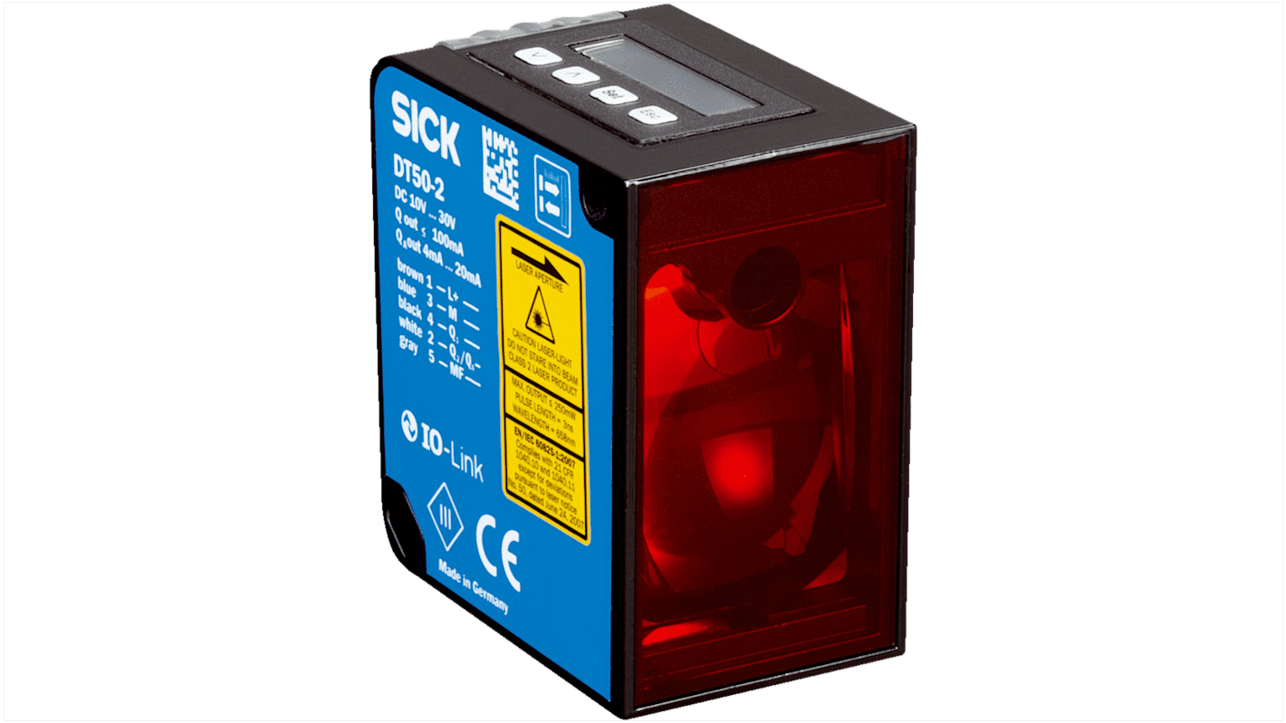 Rs-Online Sensore di distanza Rettangolare SICK rilevamento 200 → 10000 mm 200 → 17000 mm 200 → 30000