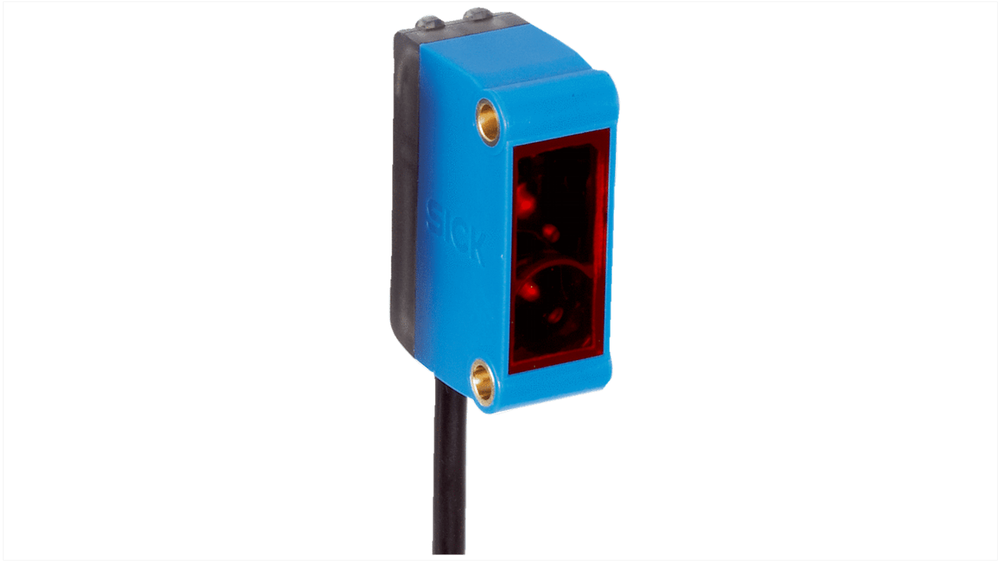 Rs-Online Sensore fotoelettrico Rettangolare SICK a retroriflessione rilevamento 6 m uscita PNP