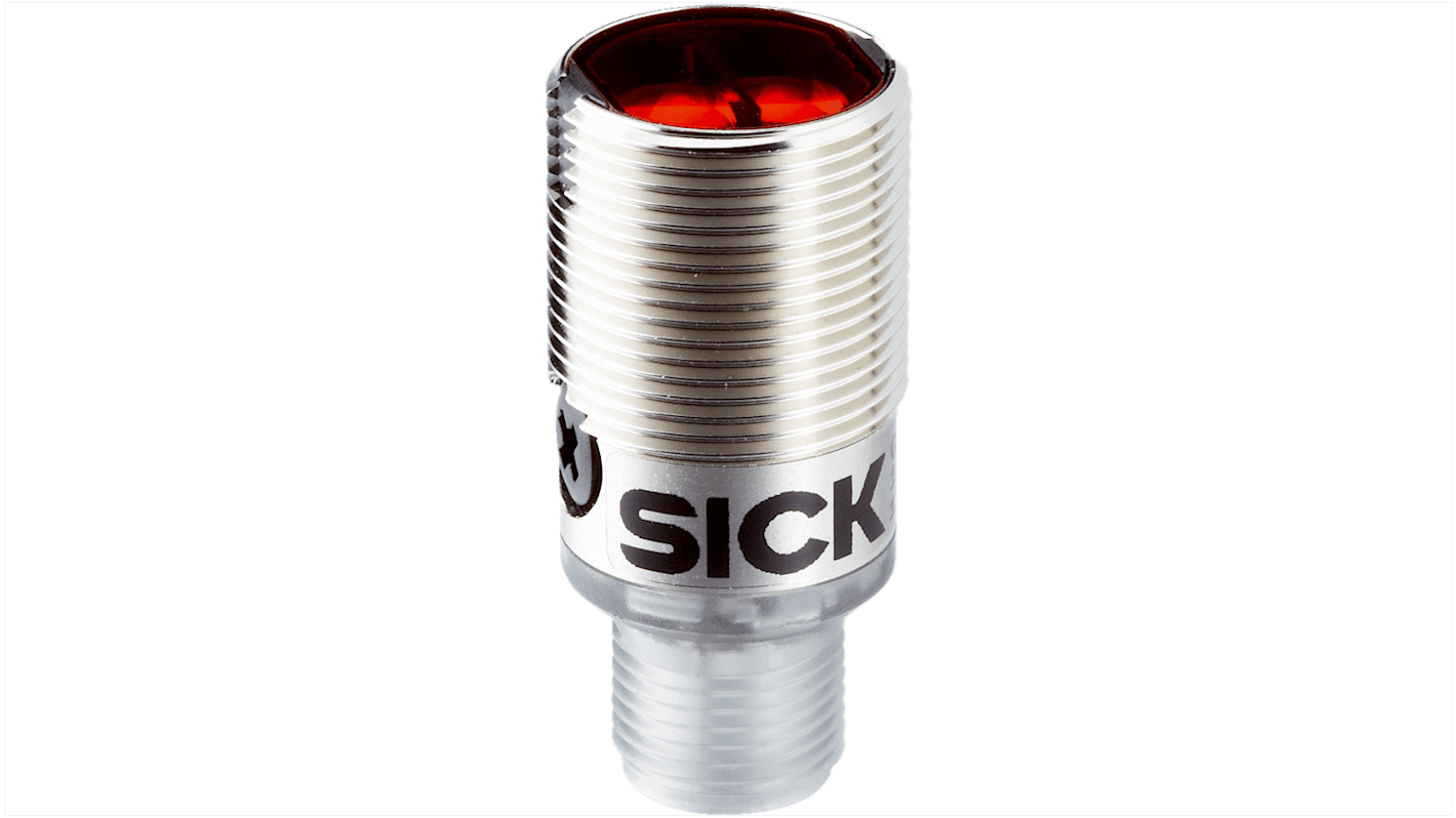 Rs-Online Sensore fotoelettrico Cilindrico SICK Prossimità rilevamento 5 → 1000 mm uscita PNP