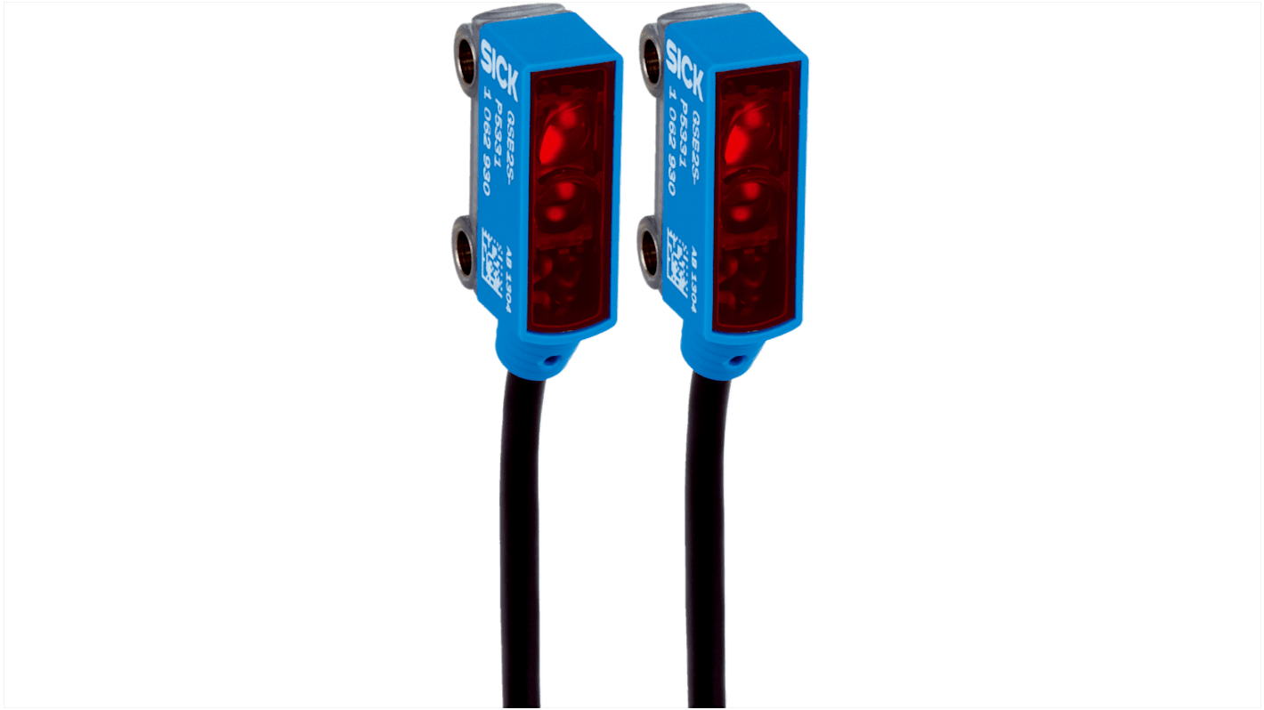 Rs-Online Sensore fotoelettrico Rettangolare SICK a fascio passante rilevamento 0 → 2 m uscita NPN