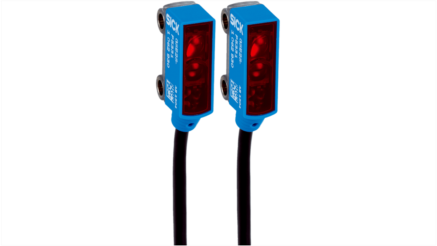 Sick Through Beam Photoelectric Sensor, Rectangular Sensor, 0 → 2 m Detection Range