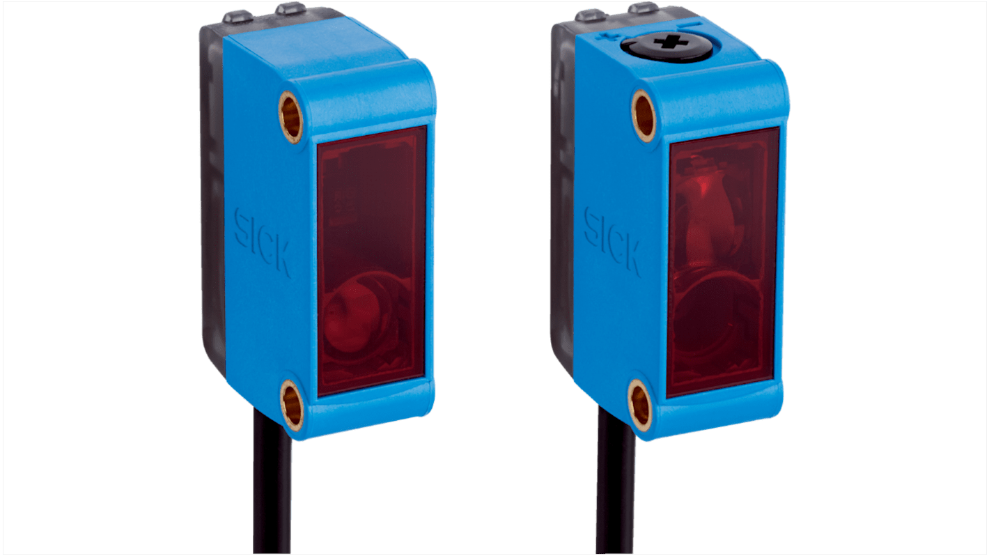 Rs-Online Sensore fotoelettrico Rettangolare SICK a fascio passante rilevamento 30 mm uscita PNP