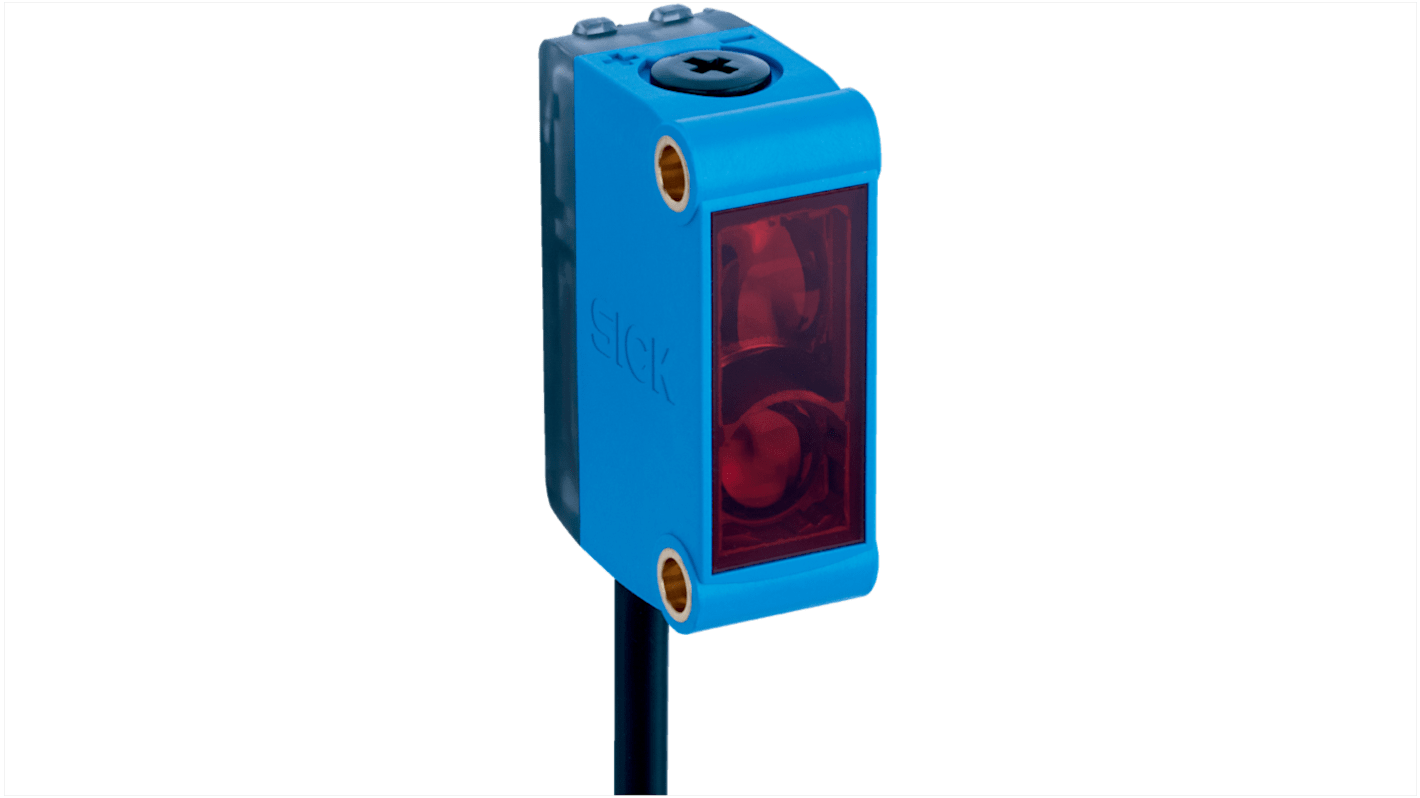 Sick Background Suppression Photoelectric Sensor, Miniature Sensor, 5 → 250 mm Detection Range