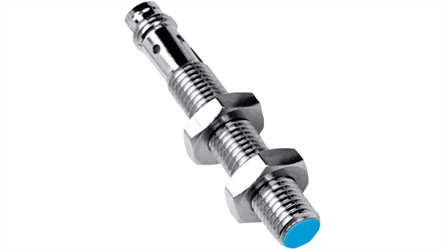 Sick IM Series Inductive Barrel-Style Inductive Proximity Sensor, M8 x 1, 2 mm Detection, NPN Output, 10 → 30 V