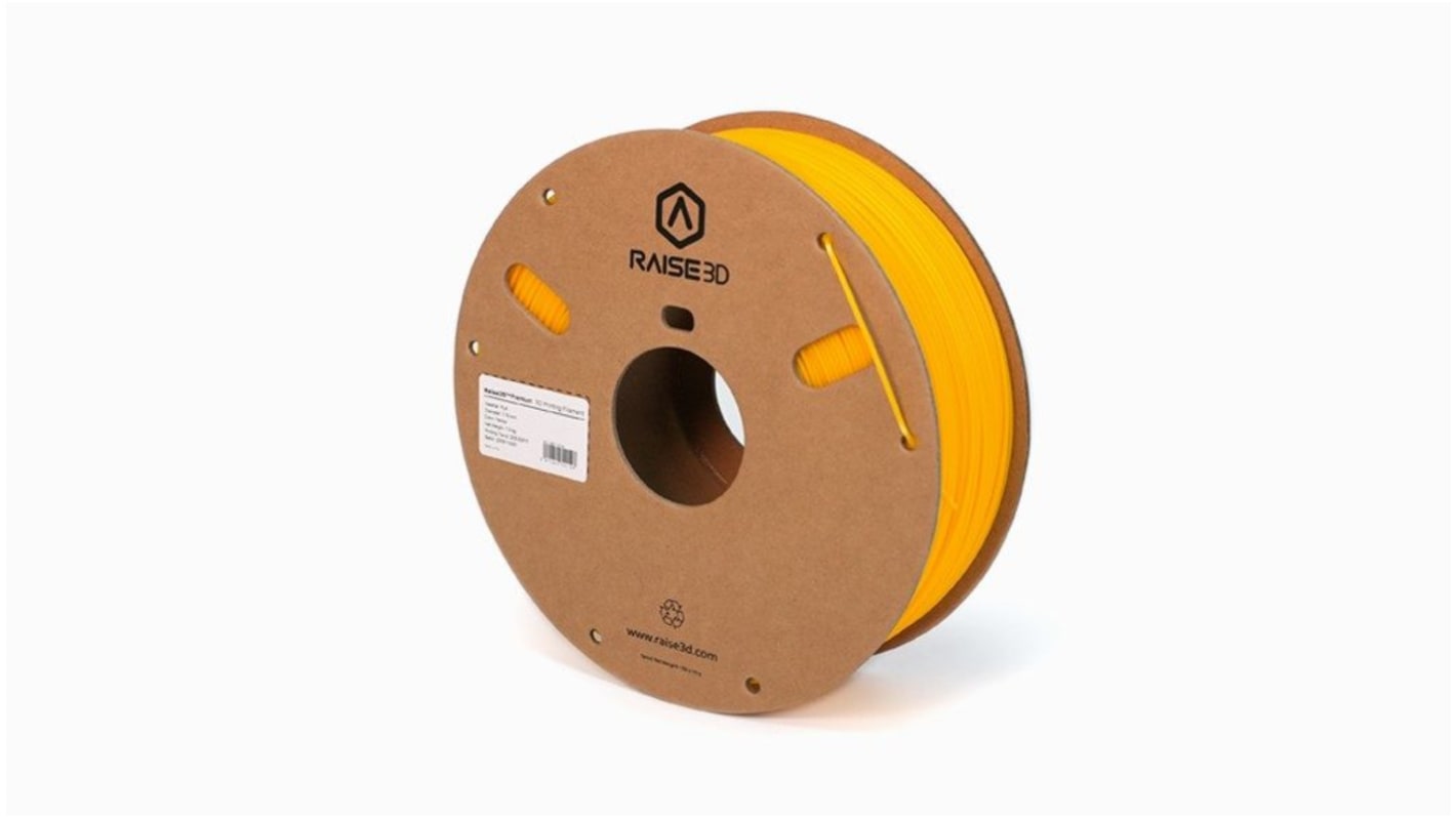 Filamento per stampante 3D Raise3D, PLA, Giallo, diam. 1.75mm