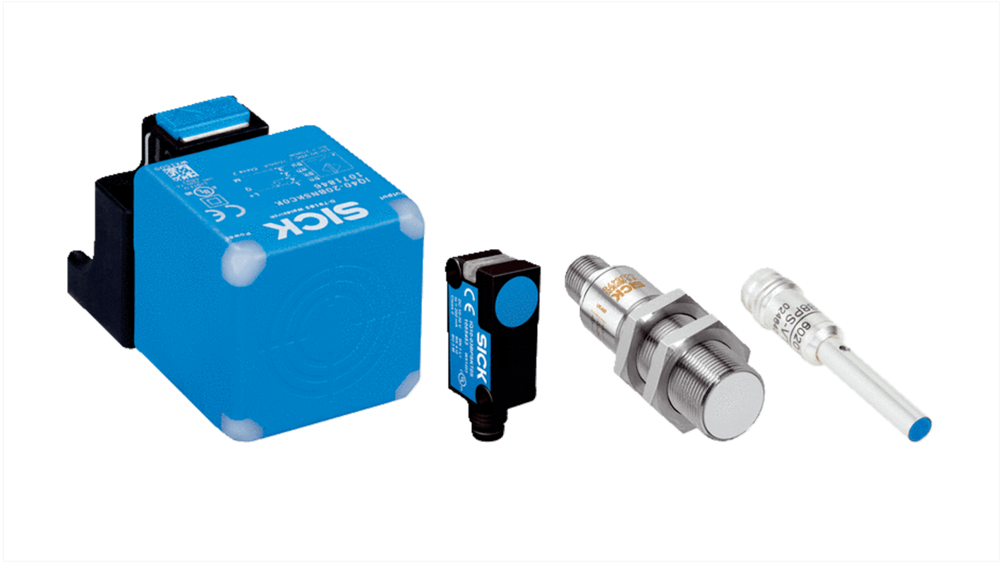Rs-Online Sensore di prossimità Cilindro filettato SICK M18 rilevamento 12 mm 10 → 30 V CC