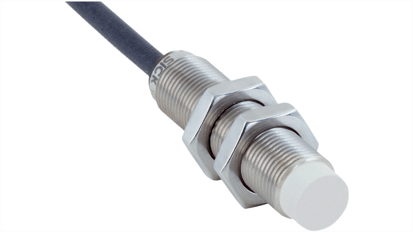 Rs-Online Sensore di prossimità Cilindro filettato SICK M12 rilevamento 8 mm 10 → 30 V CC