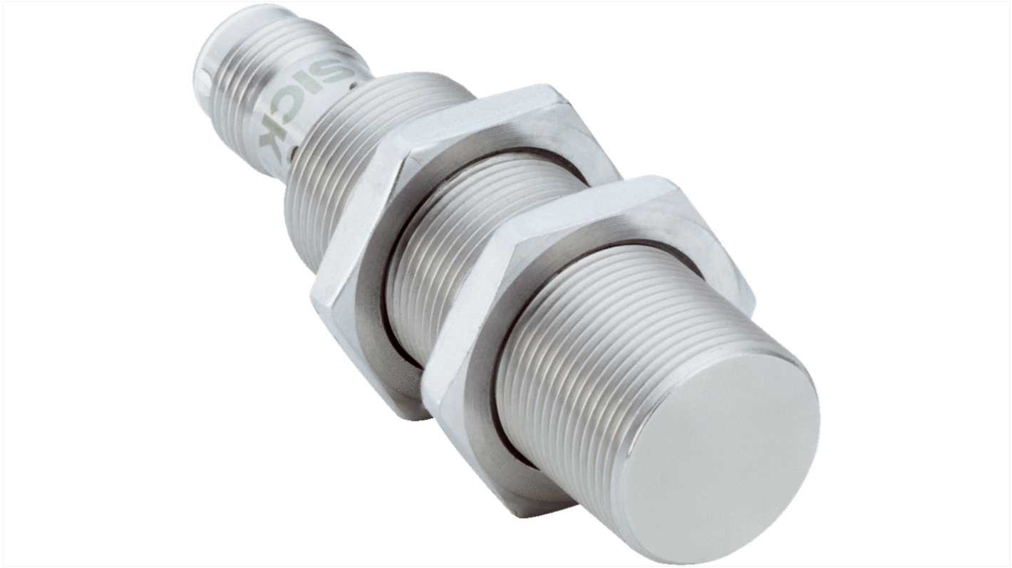 Rs-Online Sensore di prossimità Cilindro filettato SICK M18 rilevamento 8 mm 10 → 30 V CC