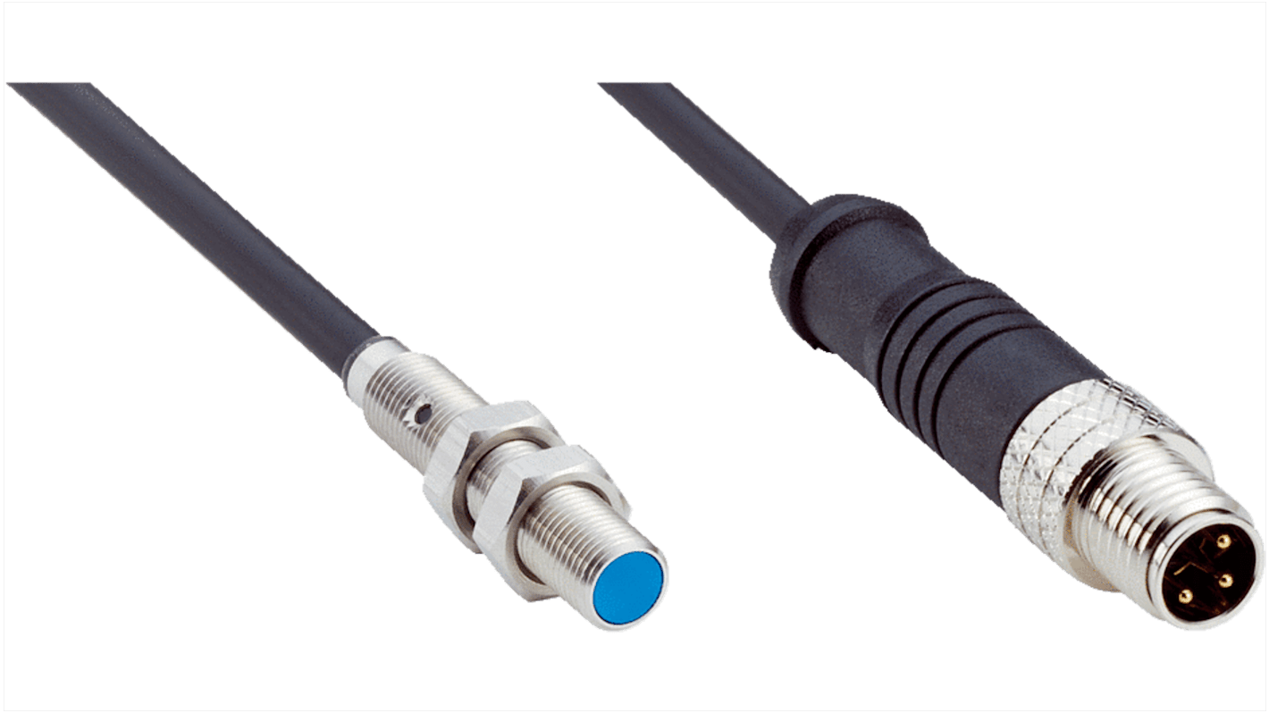 Sensor inductivo Sick, M5, alcance 1,5 mm, 10 → 30 V dc, IP67, 4.8kHz