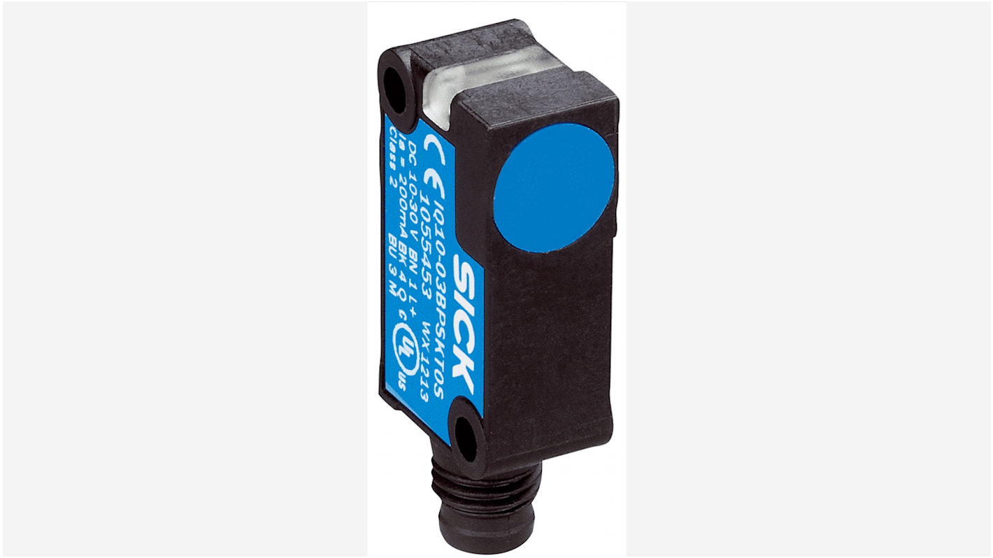 Rs-Online Sensore di prossimità rettangolare Sick M8 rilevamento 3 mm 10 → 30 V CC
