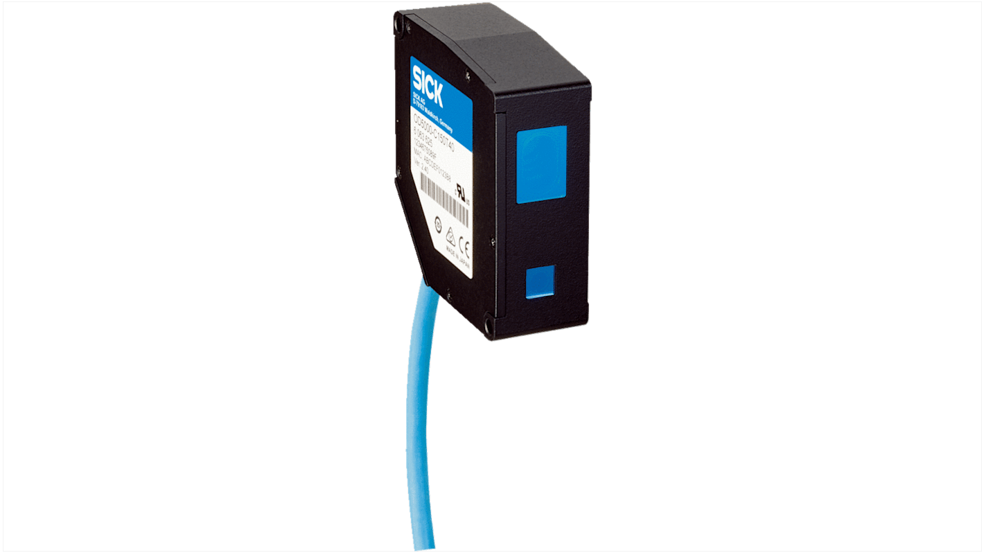 Rs-Online Sensore fotoelettrico Rettangolare Sick rilevamento 110 → 190 mm uscita NPN PNP