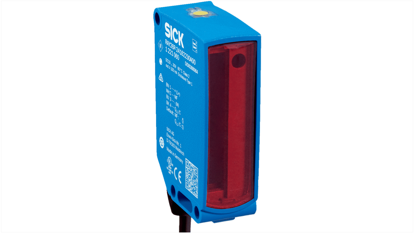 SICK Retroreflective Photoelectric Sensor, Rectangular Sensor, 1.5 m Detection Range IO-LINK