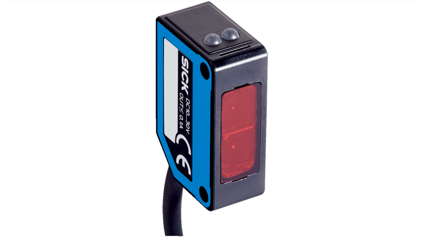 Rs-Online Sensore fotoelettrico Rettangolare Sick a retroriflessione rilevamento 0 01 → 7 2 m uscita PNP
