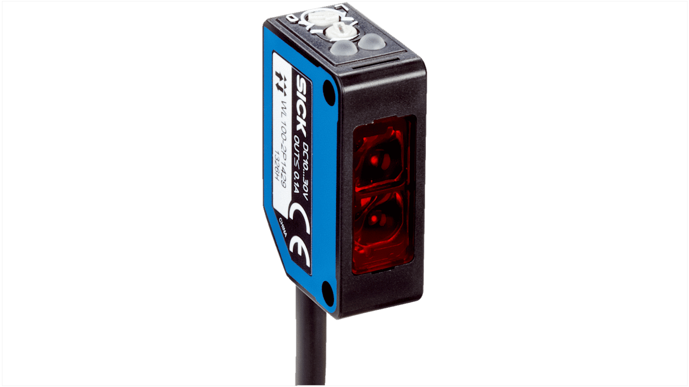 Rs-Online Sensore fotoelettrico Miniaturizzato Sick a retroriflessione rilevamento 0 01 → 7 2 m uscita PNP