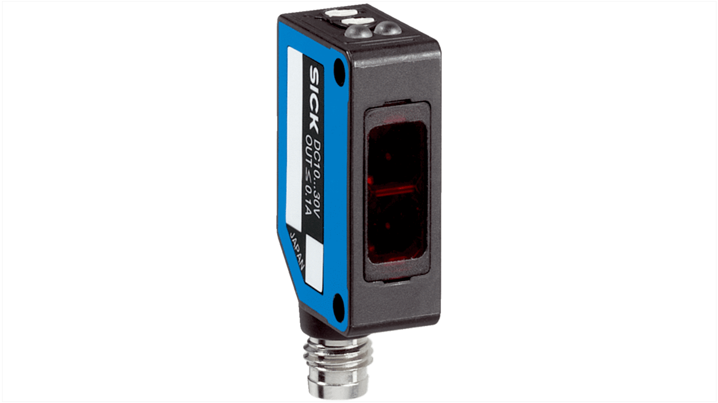 Rs-Online Sensore fotoelettrico Rettangolare Sick a retroriflessione rilevamento 0 08 → 12 m uscita PNP