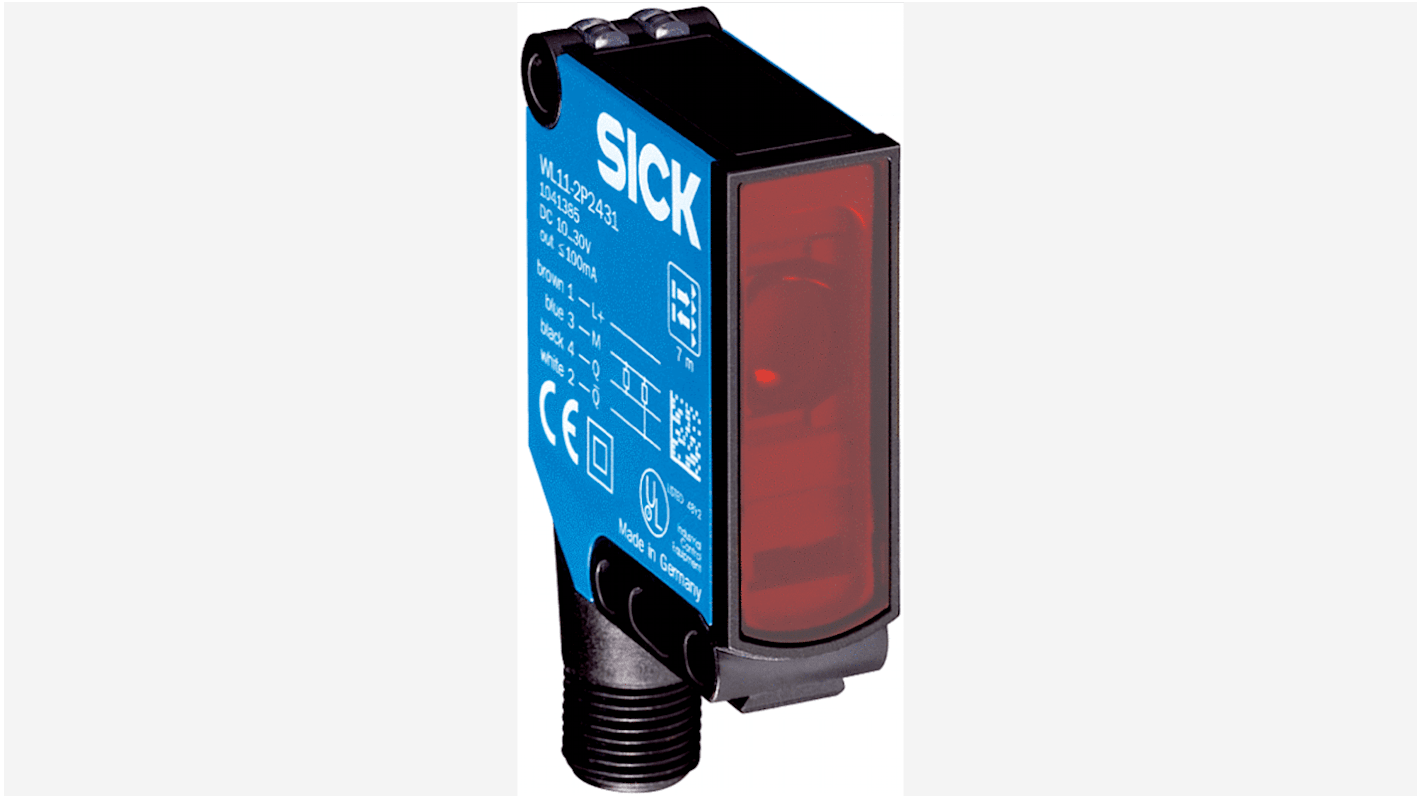 Rs-Online Sensore fotoelettrico Rettangolare Sick a retroriflessione rilevamento 0 05 → 10 m uscita PNP