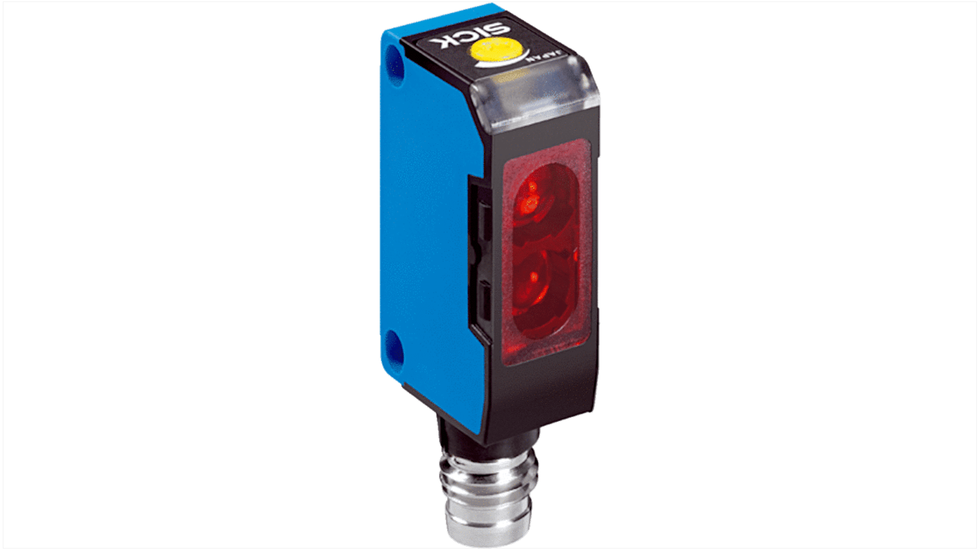 Rs-Online Sensore fotoelettrico Rettangolare Sick a retroriflessione rilevamento 0 01 → 0 7 m uscita NPN