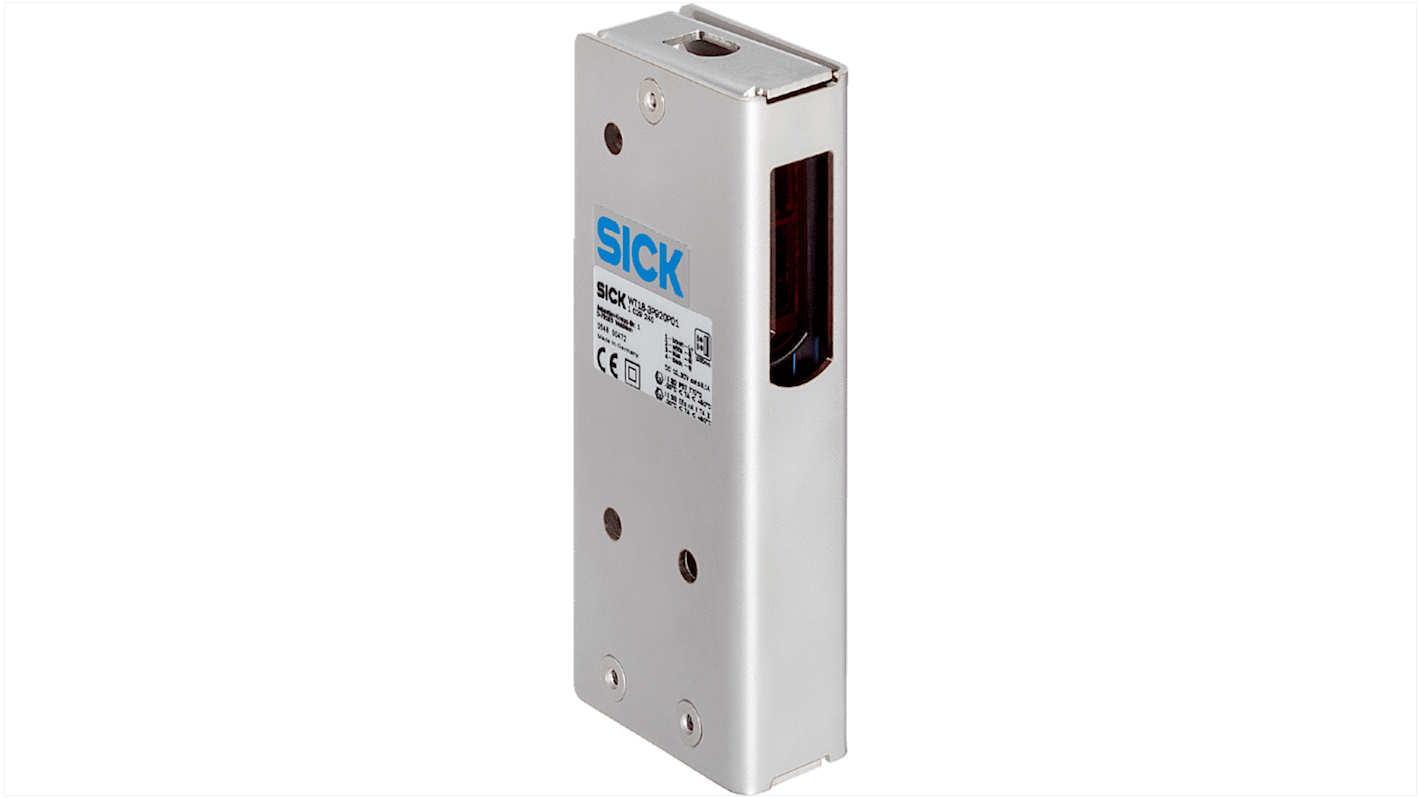 Rs-Online Sensore fotoelettrico Rettangolare Sick a retroriflessione rilevamento 0 → 7 m uscita PNP