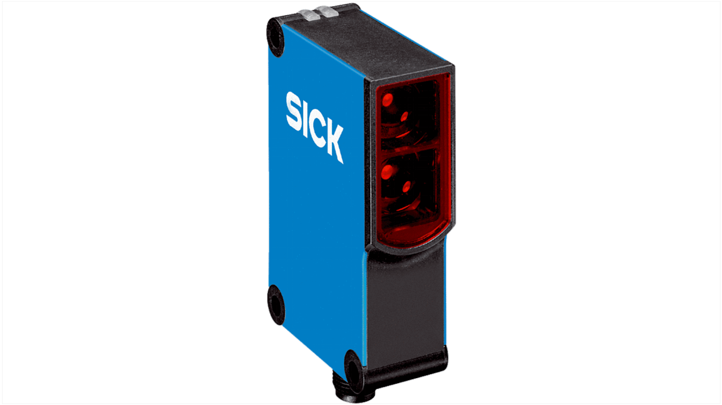 Rs-Online Sensore fotoelettrico Rettangolare Sick a retroriflessione rilevamento 0 1 → 15 m uscita Relè