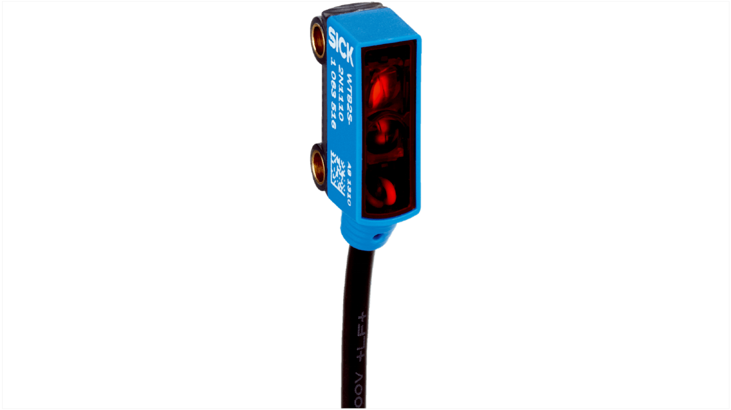 Rs-Online Sensore fotoelettrico Rettangolare Sick a retroriflessione rilevamento 0 → 1 2 m uscita NPN