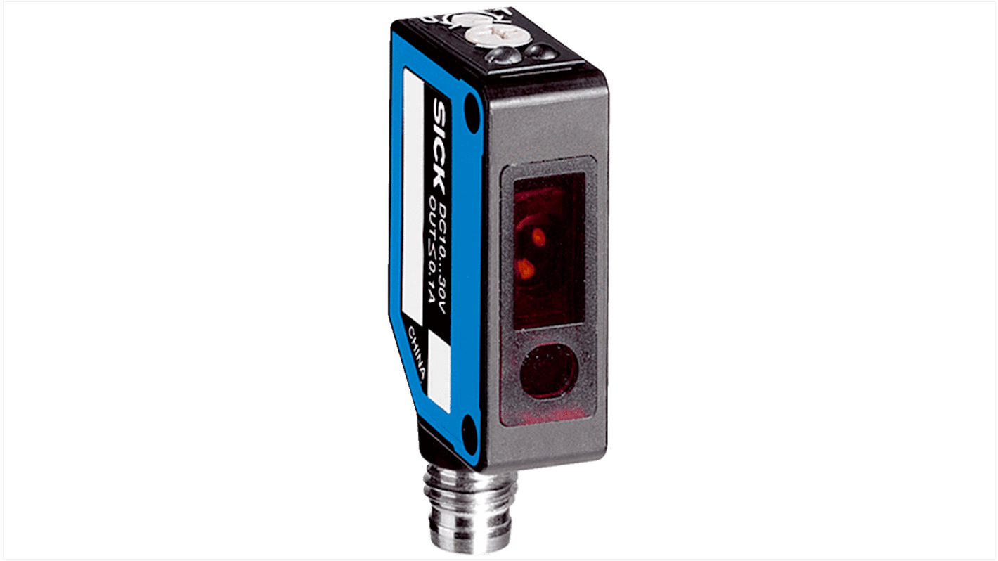 Rs-Online Sensore fotoelettrico Rettangolare Sick a retroriflessione rilevamento 0 → 4 m uscita PNP
