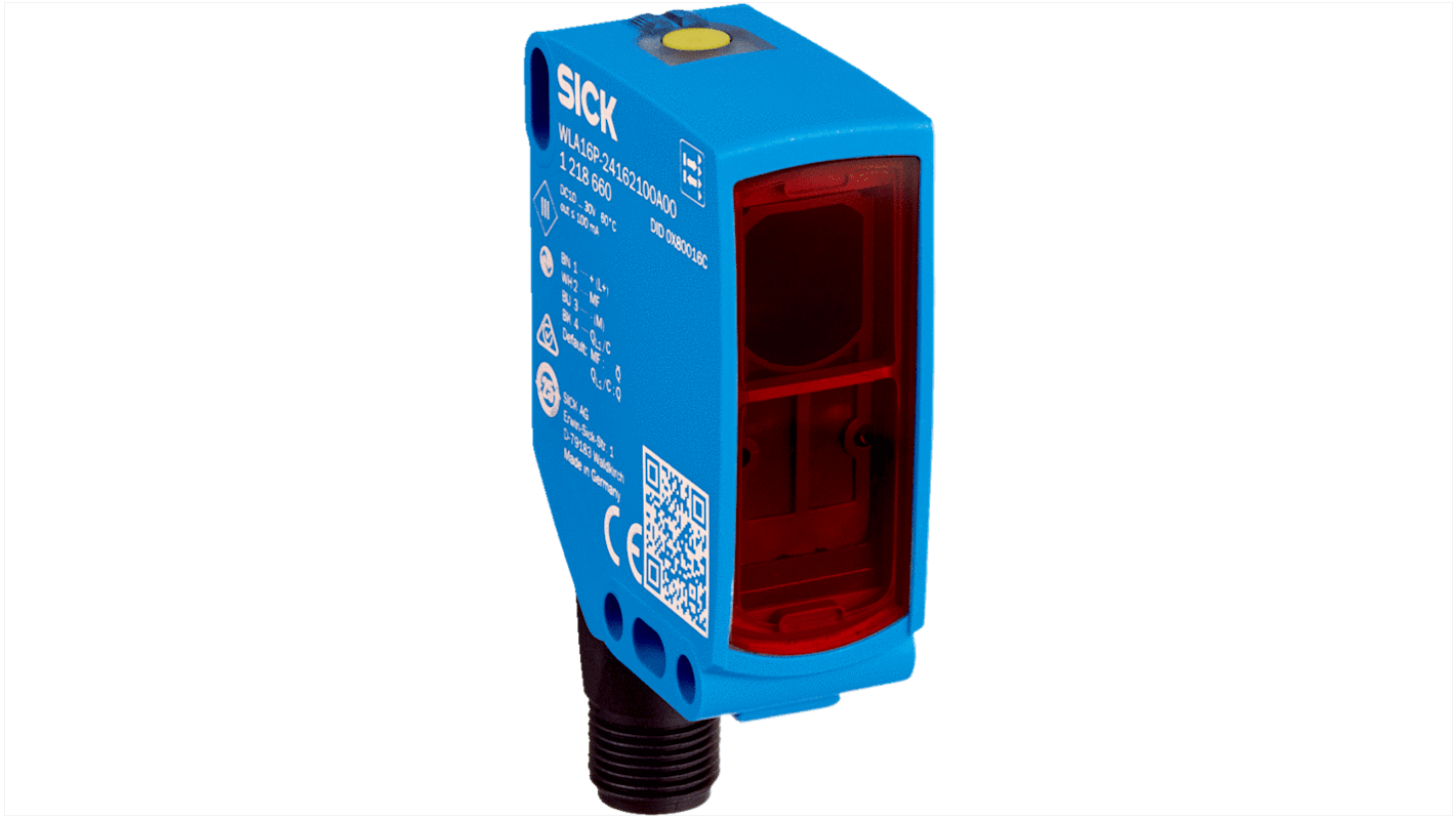 Rs-Online Sensore fotoelettrico Rettangolare Sick a retroriflessione rilevamento 0 → 10 m uscita NPN PNP