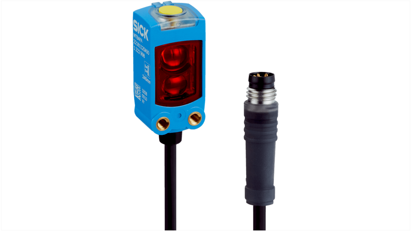 Rs-Online Sensore fotoelettrico Miniaturizzato SICK a retroriflessione rilevamento 0 → 4 5 m uscita NPN PNP
