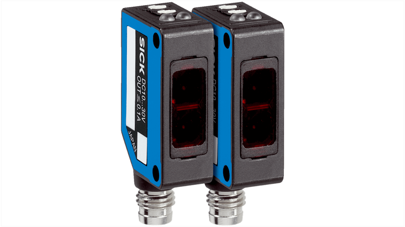 Rs-Online Sensore fotoelettrico Rettangolare SICK a fascio passante rilevamento 0 → 35 m uscita NPN