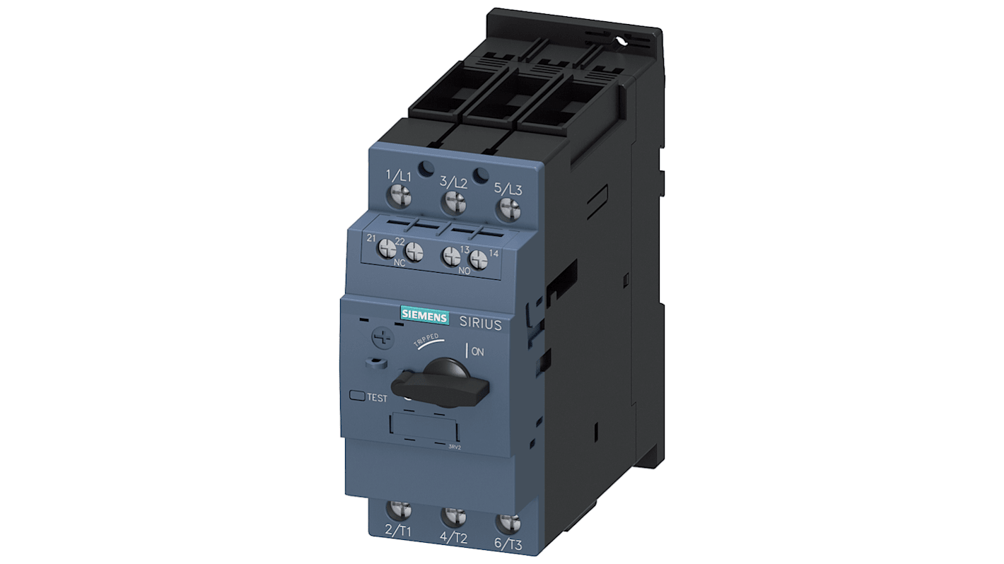 Unità controllo magnetico del motore Siemens, protezione 3RV2, 690 V, 32 A SIRIUS 3RV