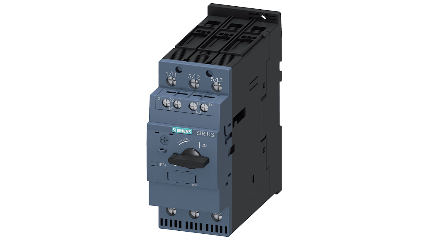 Unità controllo magnetico del motore Siemens, protezione 3RV2, 690 V, 73 A 3RV2