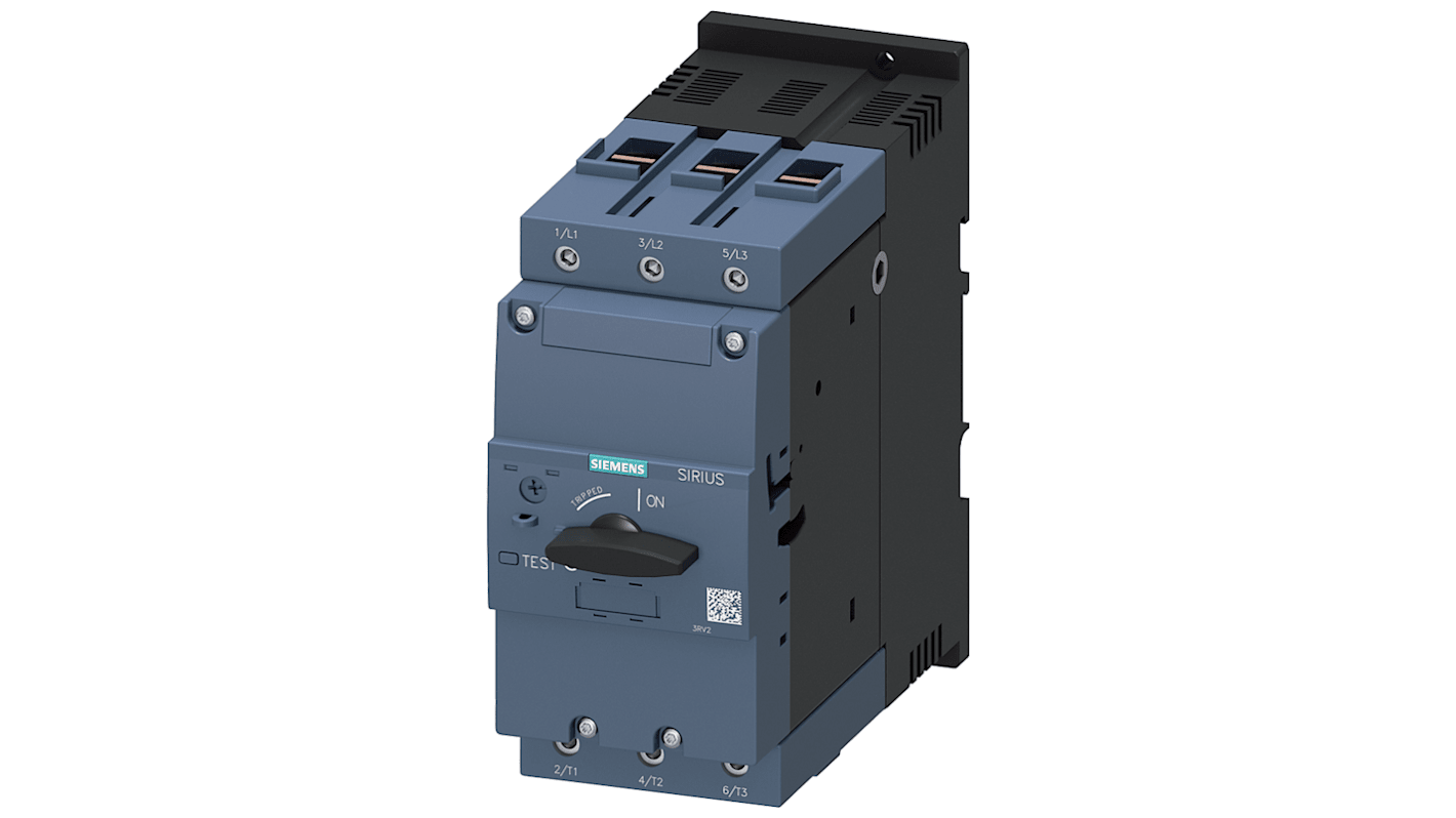 Unità controllo magnetico del motore Siemens, protezione 3RV2, 690 V, 50 A 3RV2