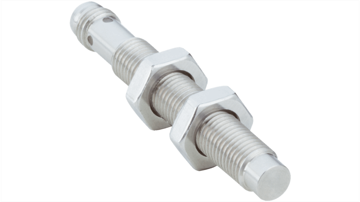 Sick IM Series Inductive Barrel-Style Inductive Proximity Sensor, M8 x 1, 6 mm Detection, PNP Output, 10 → 30 V