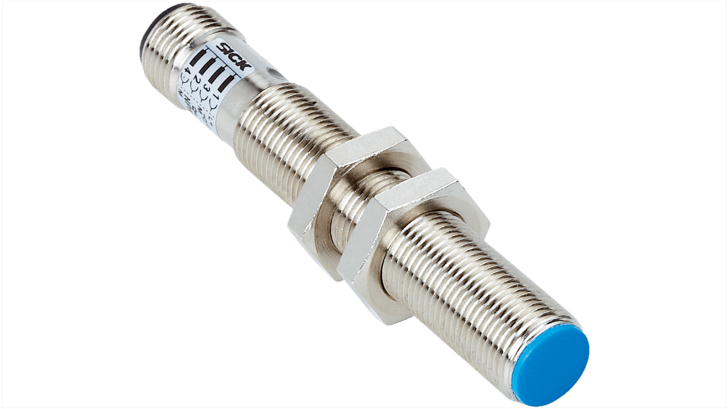 Sick IM Standard Series Inductive Barrel-Style Inductive Proximity Sensor, M12 x 1, 2 mm Detection, NO Output, 10