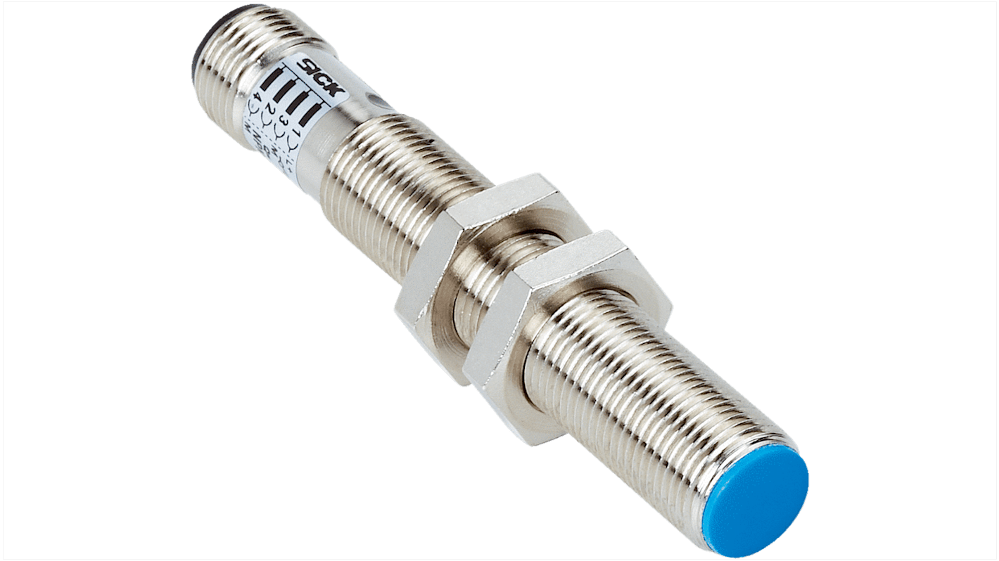 Rs-Online Sensore di prossimità Cilindro filettato SICK M12 rilevamento 4 mm 10 → 30 V CC
