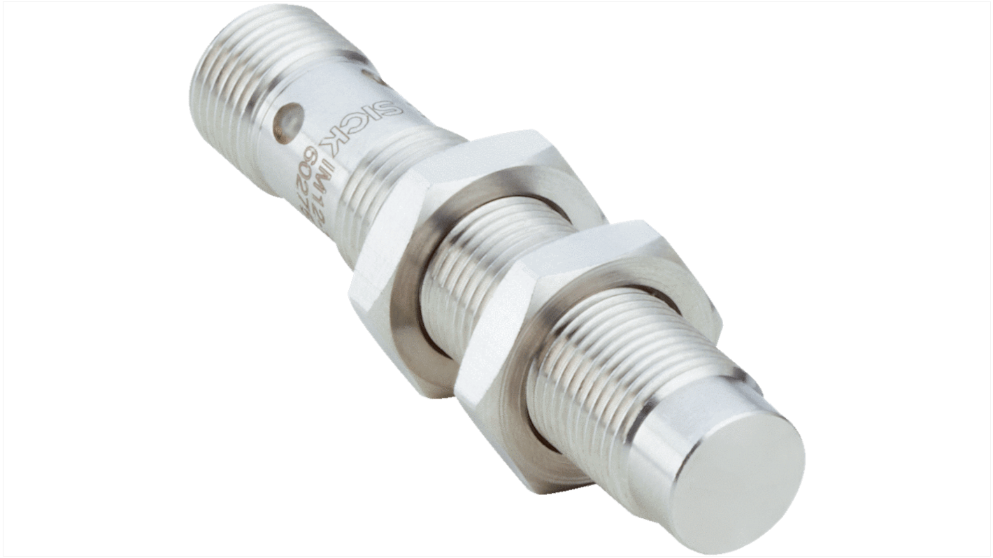 Rs-Online Sensore di prossimità Cilindro filettato SICK M12 rilevamento 10 mm 10 → 30 V CC