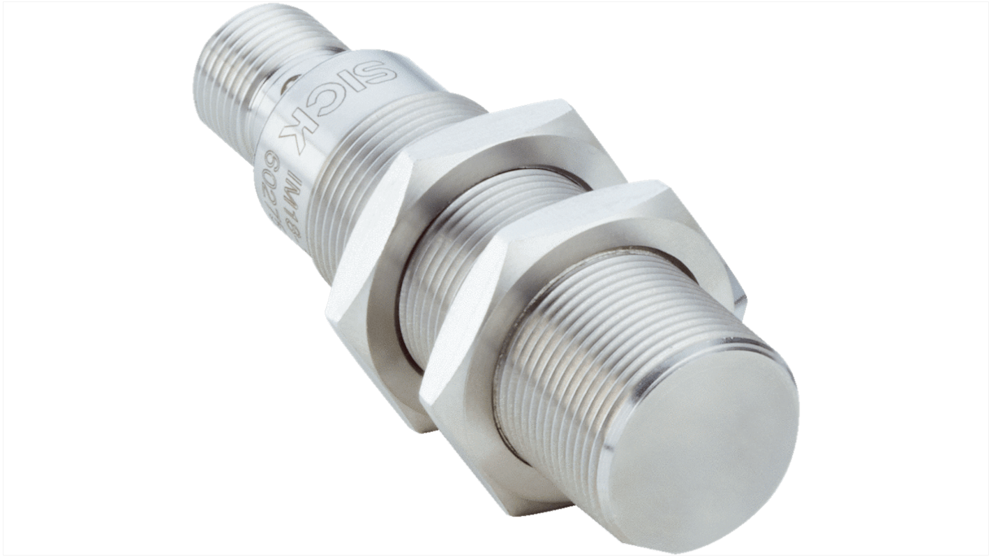 Rs-Online Sensore di prossimità Cilindro filettato SICK M18 rilevamento 10 mm 10 → 30 V CC