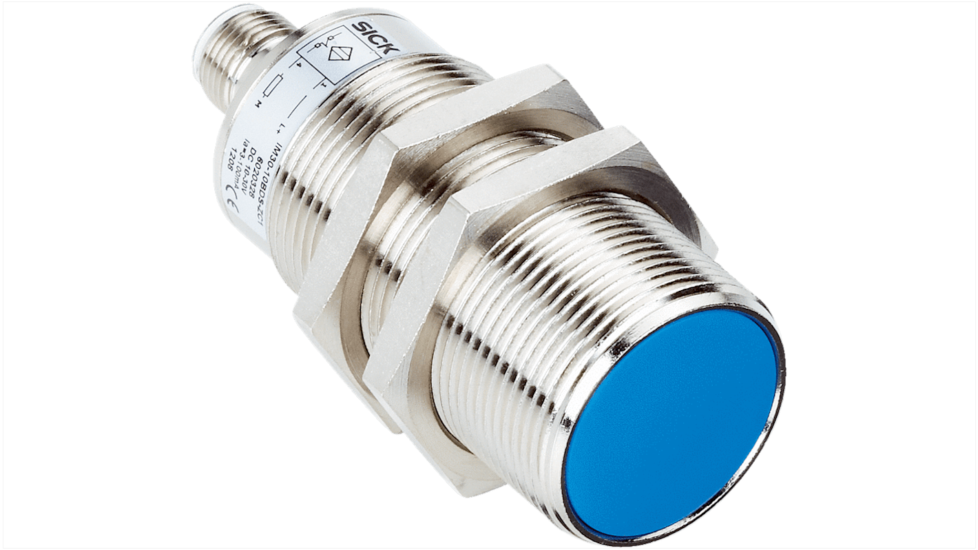 Rs-Online Sensore di prossimità Cilindro filettato SICK M30 rilevamento 15 mm 10 → 30 V CC