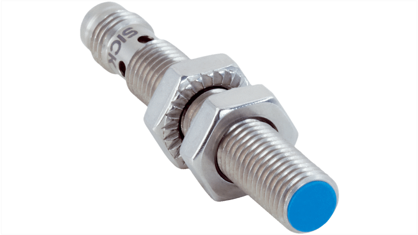 Sick IMB Series Inductive Barrel-Style Inductive Proximity Sensor, M8 x 1, 2 mm Detection, NO Output, 10 → 30 V