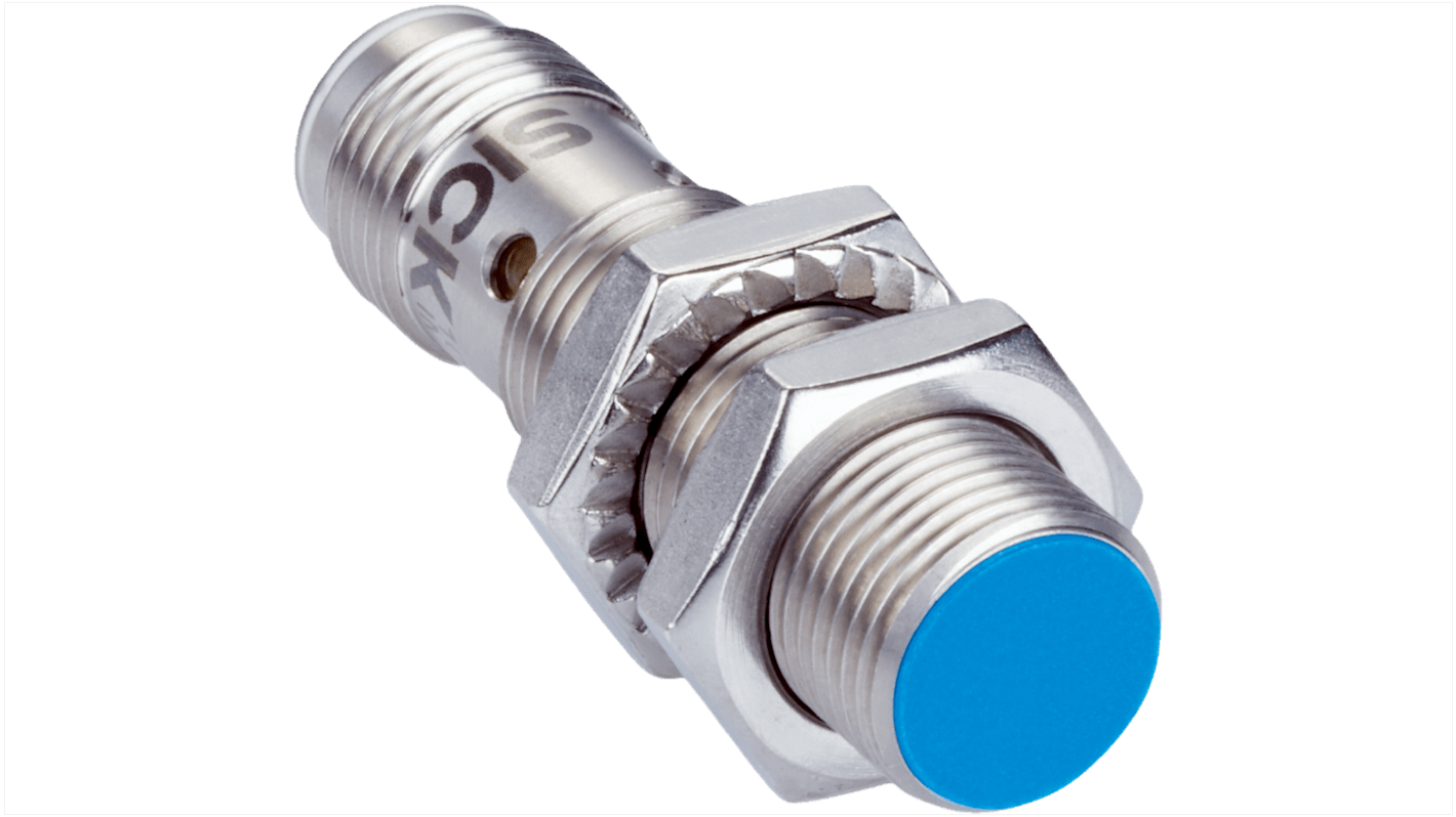 Rs-Online Sensore di prossimità Cilindro filettato SICK M12 rilevamento 4 mm 10 → 30 V CC