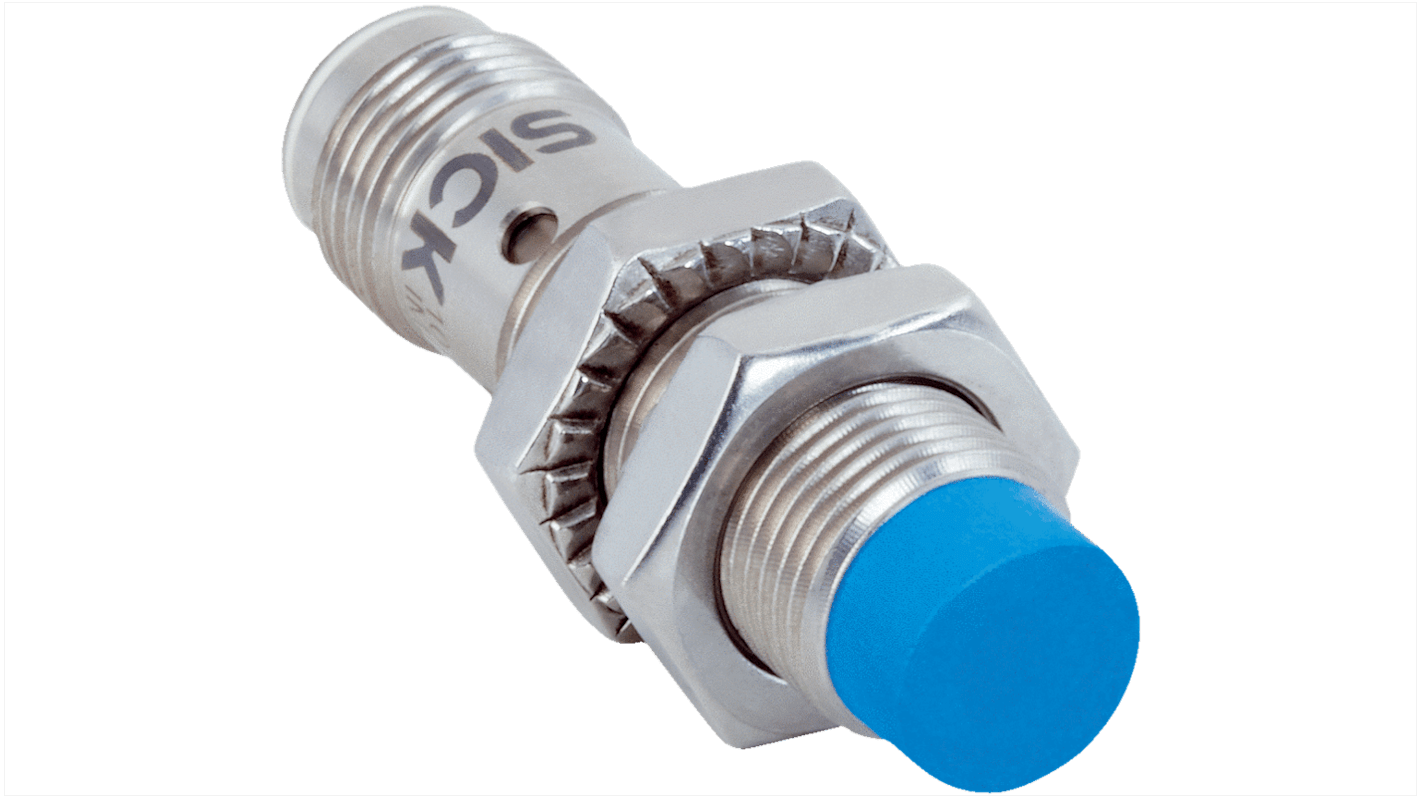 Rs-Online Sensore di prossimità Cilindro filettato SICK M12 rilevamento 8 mm 10 → 30 V CC