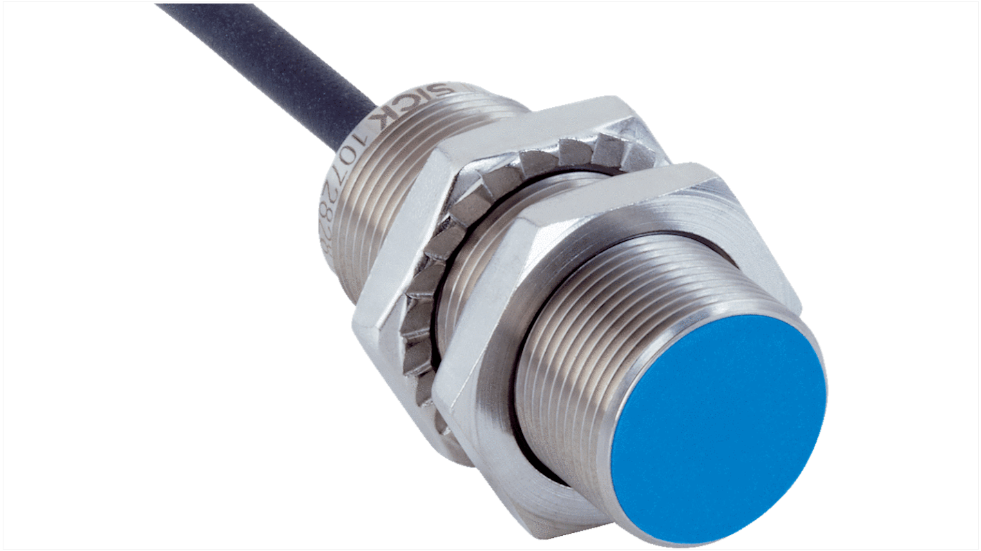 Rs-Online Sensore di prossimità Cilindro filettato SICK M18 rilevamento 8 mm 10 → 30 V CC