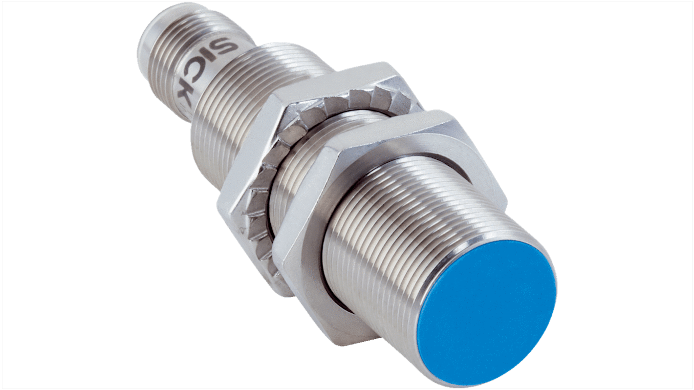 Rs-Online Sensore di prossimità Cilindro filettato SICK M18 rilevamento 8 mm 10 → 30 V CC