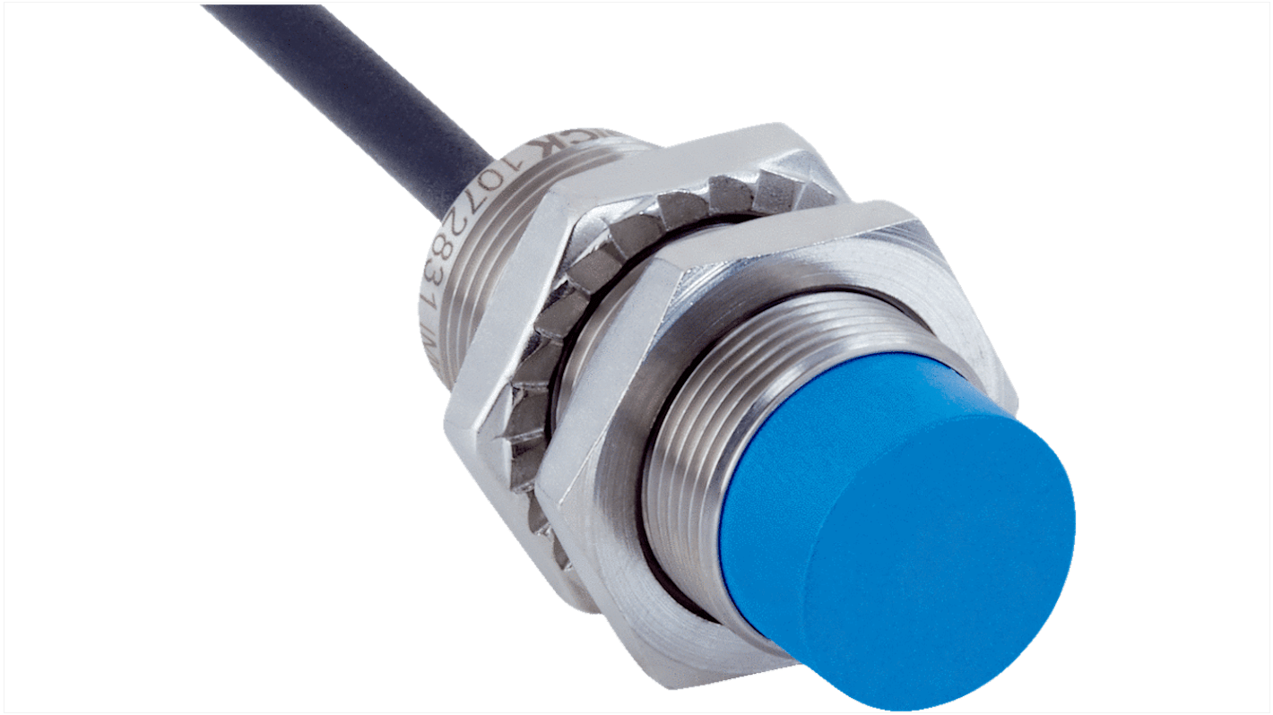 Sick IMB Series Inductive Barrel-Style Inductive Proximity Sensor, M18 x 1, 12 mm Detection, NO Output, 10 → 30