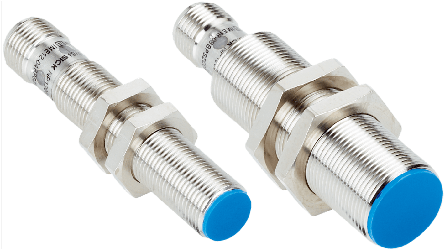 Sick IME Series Inductive Barrel-Style Inductive Proximity Sensor, M12 x 1, 4 mm Detection, NPN Output, 10 → 30